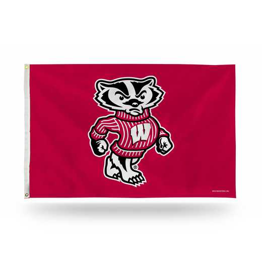 FGB450104: NCAA FGB BANNER FLAG, Wisconsin